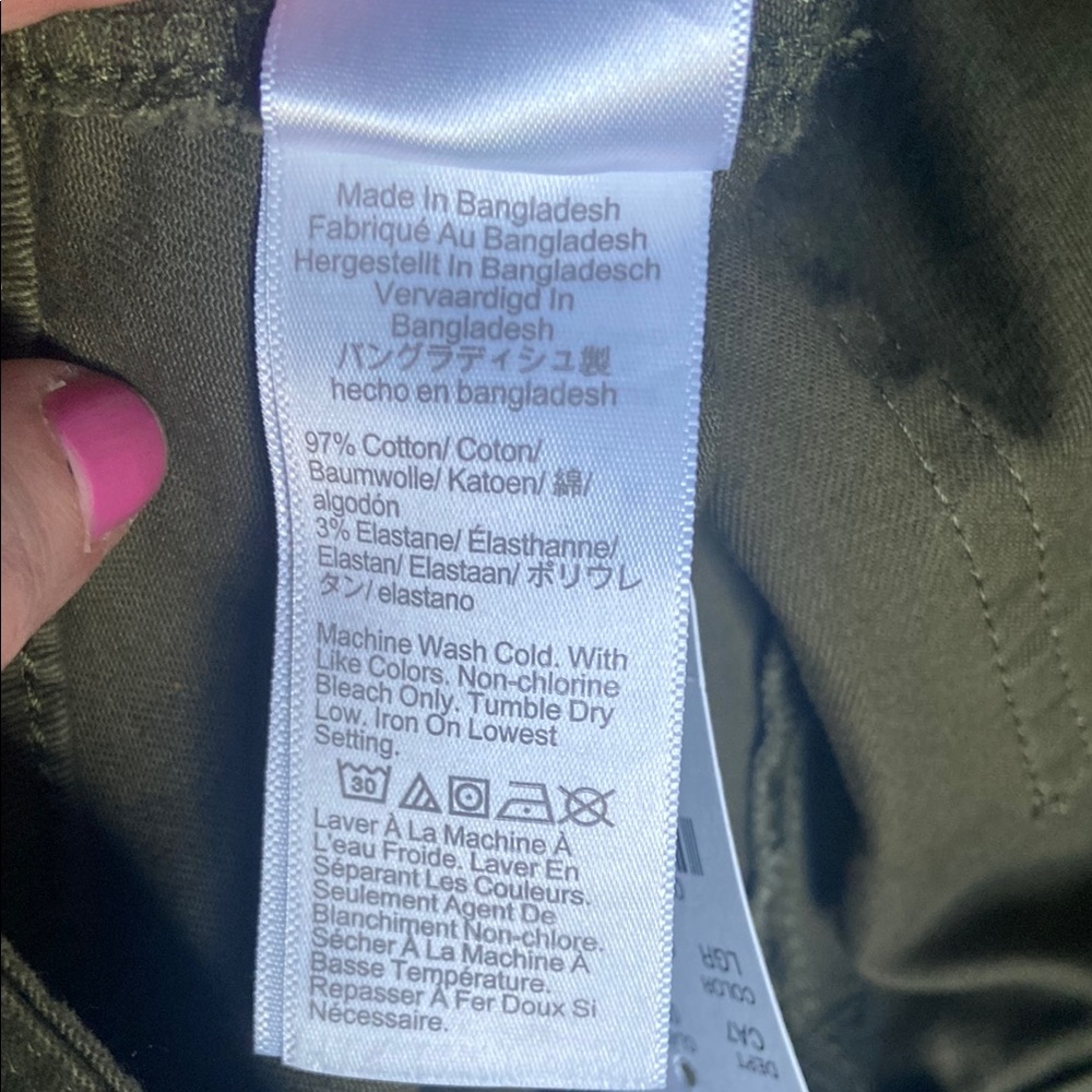 J. Crew Olive Green Cargo Pants Size 8 - Picture 11 of 11